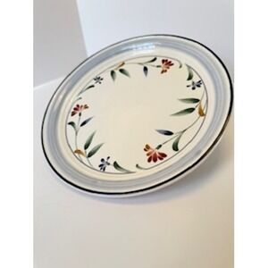 Keltcraft by Noritake Ireland Shannon Spring 9200 Salad Plate Floral Blue Rim
